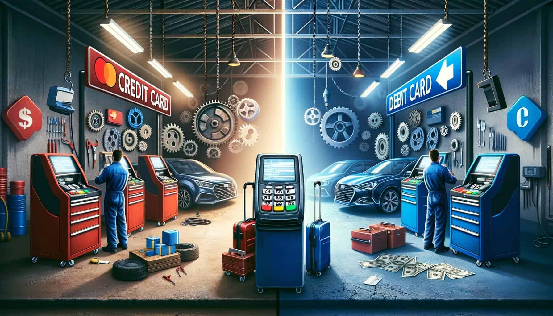 Credit Card vs. Debit Card Transactions in Auto Repair Shops