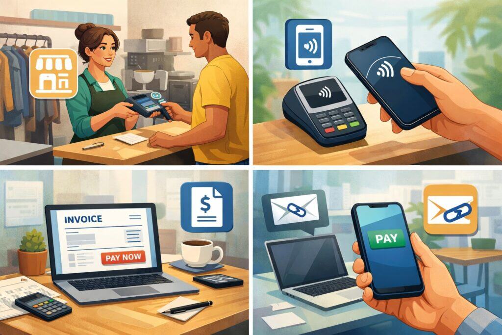 Choosing the Right Payment Mix: In-Person, Tap-to-Pay, Invoicing, and Remote Pay Links