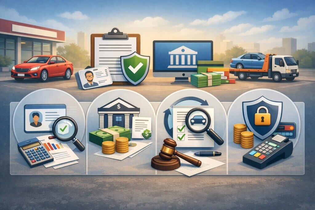 Core underwriting requirements for auto merchant accounts