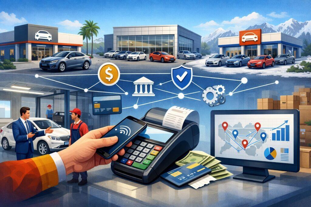 Why Automotive Merchant Services Is Different for Multi-Location Dealers